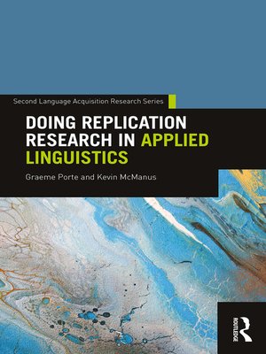 cover image of Doing Replication Research in Applied Linguistics